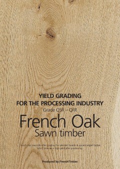 APECF Grade QSR - QFR French Oak Sawn timber