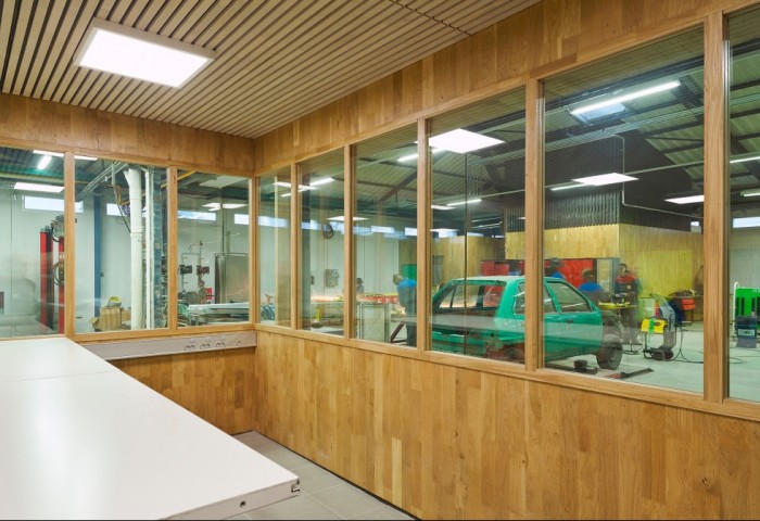 Renovation of the high school Camille du Gast: a benchmark project for CLT oak panels