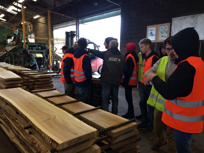 The Compagnons du Devoir choose Ducerf to discover the world of the sawmill