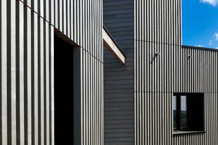 Which cladding doesn't turn grey ?