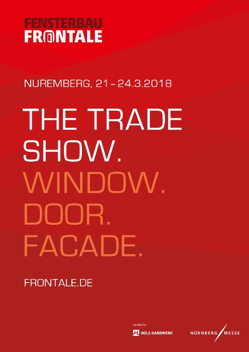 Join us at the FENSTERBAU FRONTALE trade show in Germany