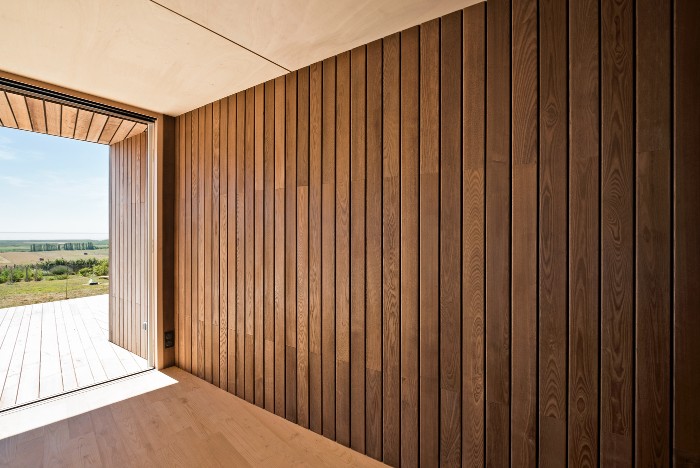 interior and exterior wood cladding