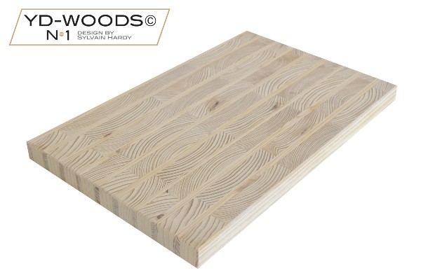YD-WOODS no.1 The graphic solid wood panel