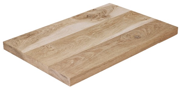Solid wood panel - Natural oak (rustic)