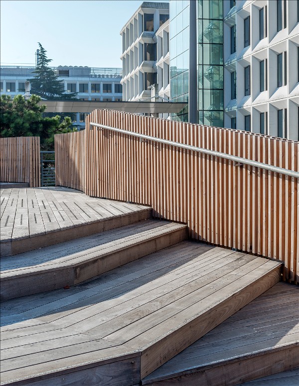 Stair-Terrace at the ICADE Complex