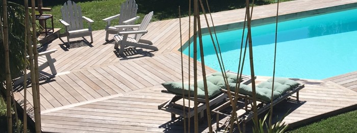 THT ash decking for pools