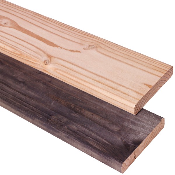 Softwood decks - smooth or grooved boards